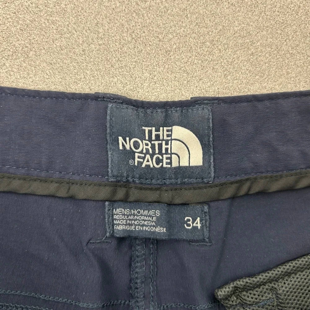 The‎ North Face Mens Regular Fit Pants Size 34x29 Navy Blue Nylon Casual Outdoor